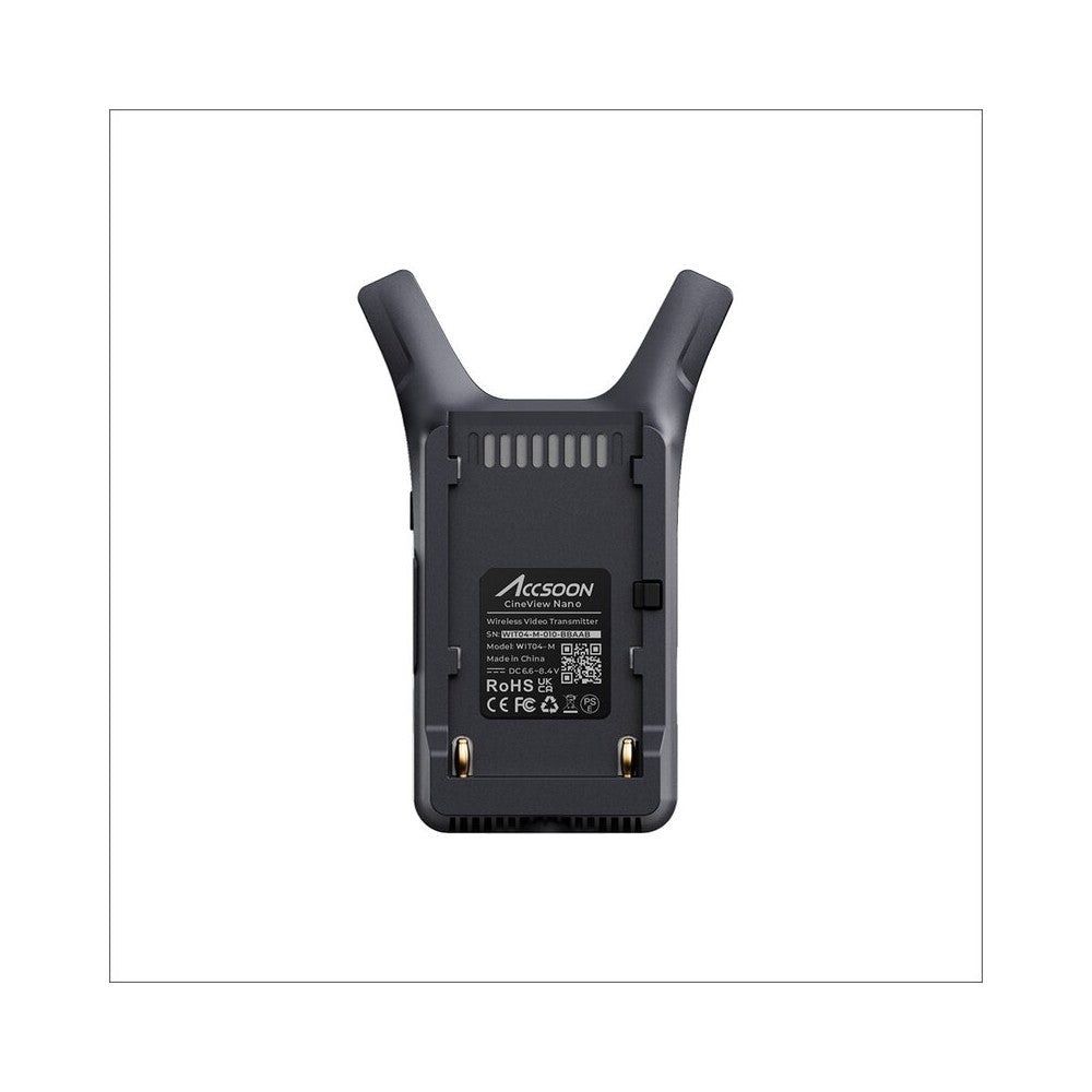 ACCSOON Wireless AV transmission system, 1080p 60 fps, 150 m range, less than 60 ms latency, 5G Wi-Fi signal to send video wirel