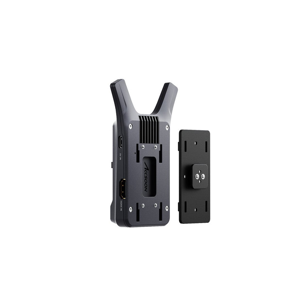 ACCSOON Wireless AV transmission system, 1080p 60 fps, 150 m range, less than 60 ms latency, 5G Wi-Fi signal to send video wirel