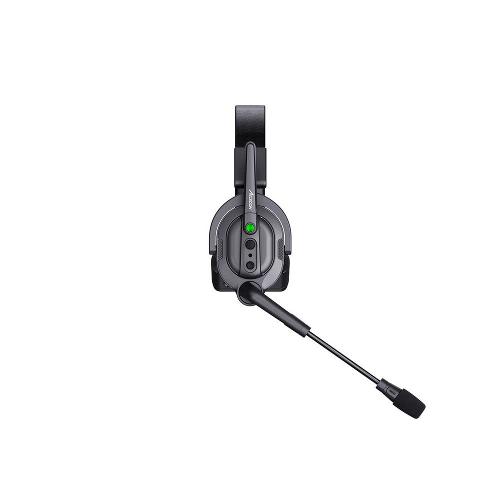 ACCSOON Host headset of the CoMo wireless intercom system, 1.9 GHz full-duplex, 400m range