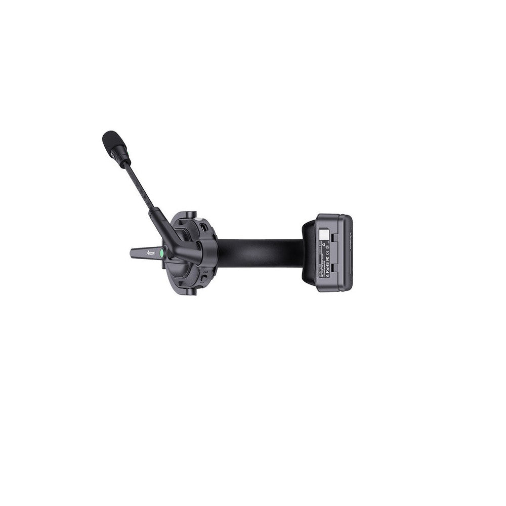 ACCSOON Host headset of the CoMo wireless intercom system, 1.9 GHz full-duplex, 400m range