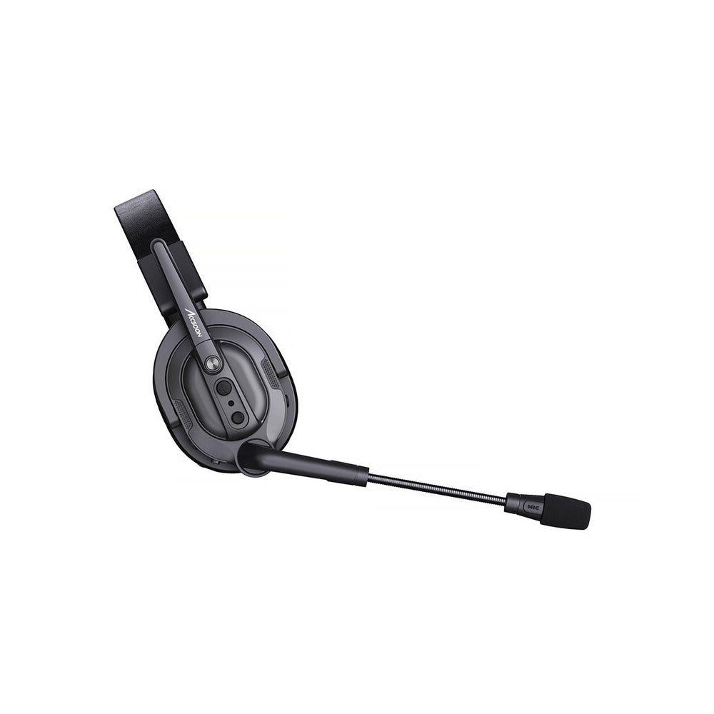 ACCSOON Remote headset for the CoMo wireless intercom system, 1.9 GHz full-duplex, 400 m range