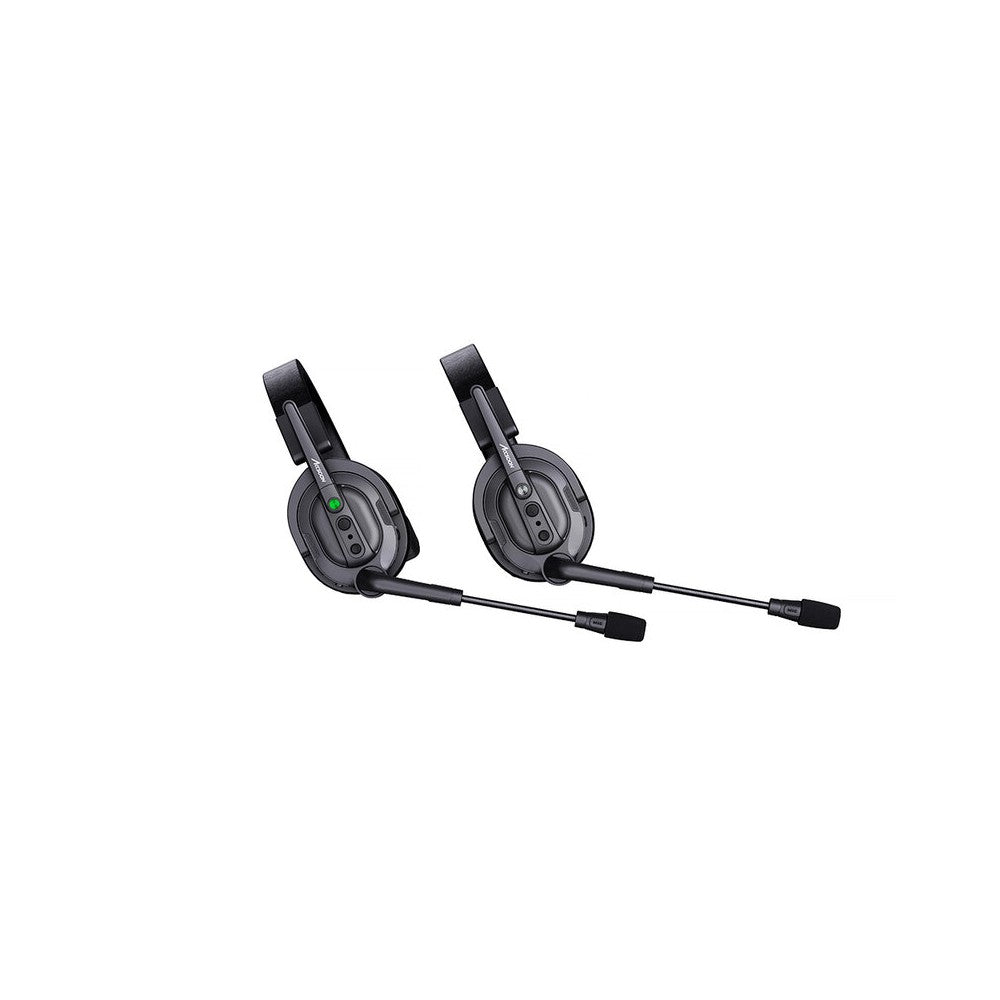 Auriculares ACCSOON Host + 2 auriculares remotos del sistema de intercomunicación inalámbrico CoMo, full-duplex de 1,9 GHz, alcance de 400 m