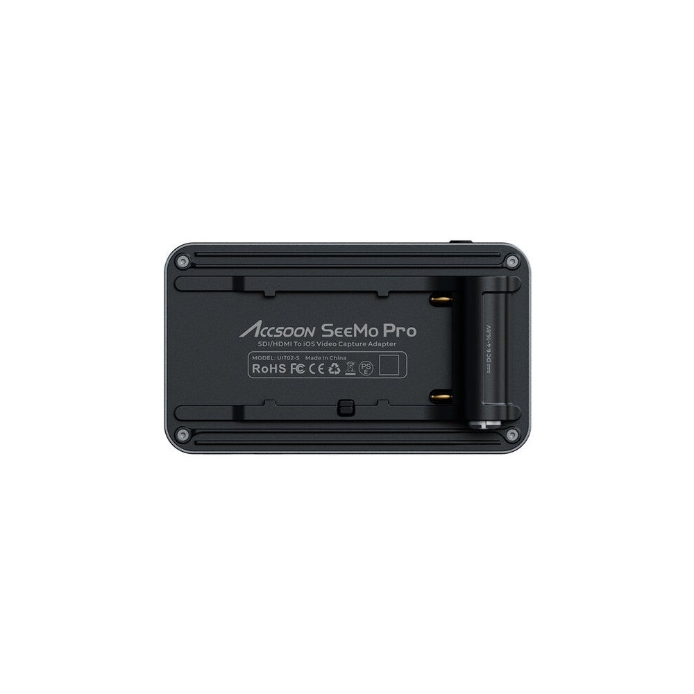 Adaptador HDMI profesional ACCSOON y terminal de captura de vídeo para iOS, conexión mediante Lightning o USB-C, entrada y salida en bucle SDI,