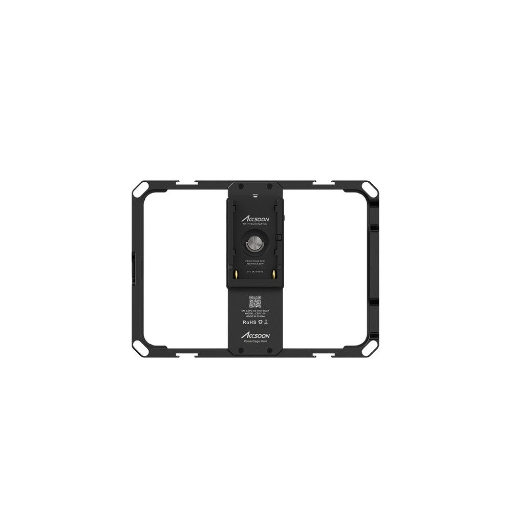 ACCSOON Lightweight, durable cage for iPads Mini 6, aviation-grade aluminum, matches Accsoon SeeMo video capture adapter