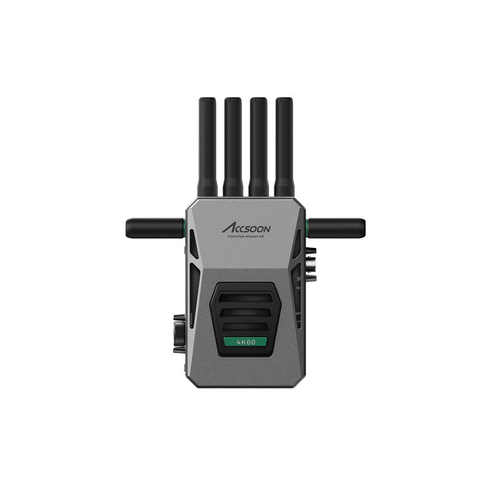 ACCSOON Wireless AV transmitter, 4K 60 fps, 2.5 km range, less than 25 ms latency, Tri-Band + DFS technology