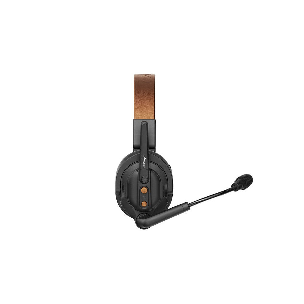 ACCSOON Host headset of the CoMo SE wireless intercom system, 2.4 GHz full-duplex, 400 m range