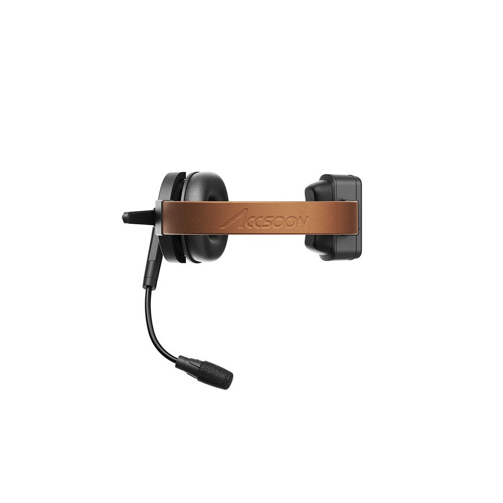 ACCSOON Host headset of the CoMo SE wireless intercom system, 2.4 GHz full-duplex, 400 m range