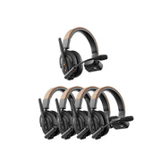 ACCSOON Host headset + 4  remote headsets of the CoMo SE wireless intercom system, 2.4 GHz full-duplex