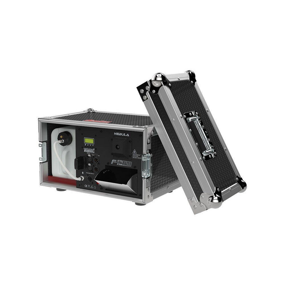 Antari 1300 W universal voltage fazer, 5 L fluid tank capacity, 3-pin and 5-pin DMX, compact &amp; stackable flightcase