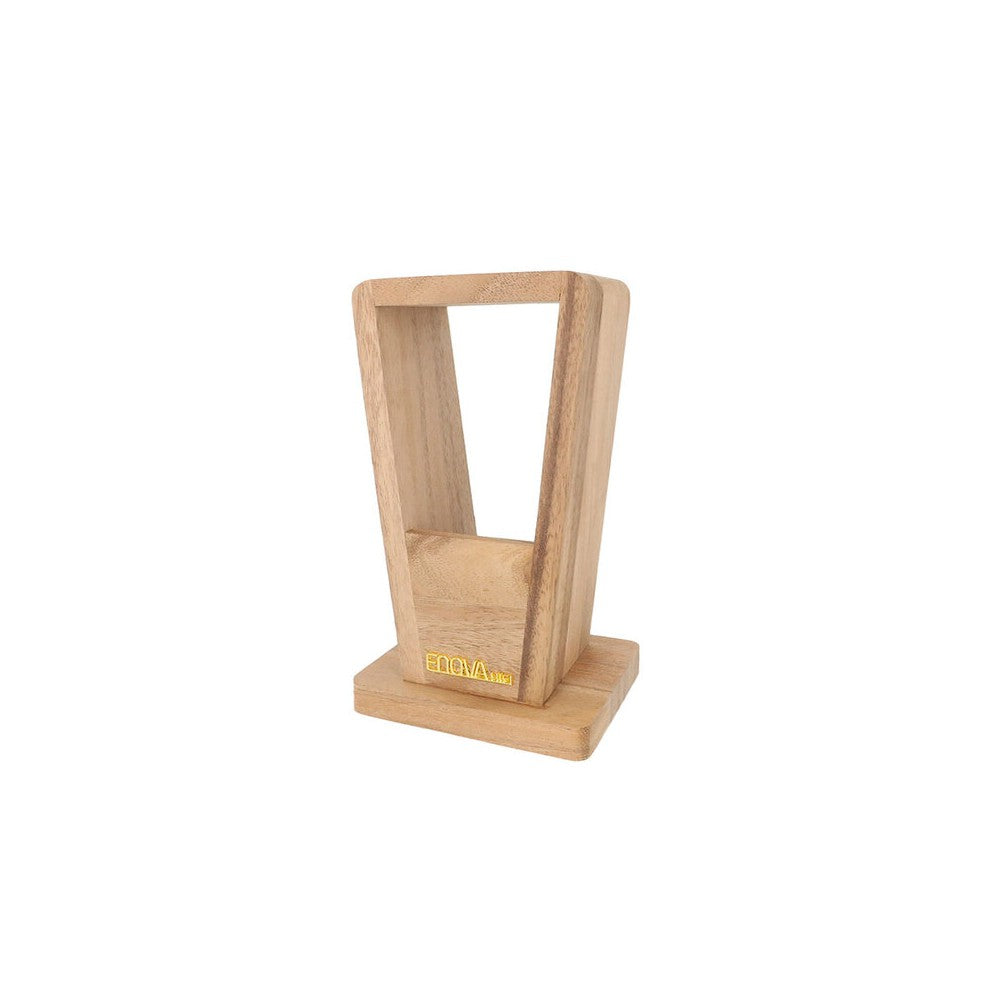 Soporte para auriculares Enova Hifi Unoiled blanco marrón