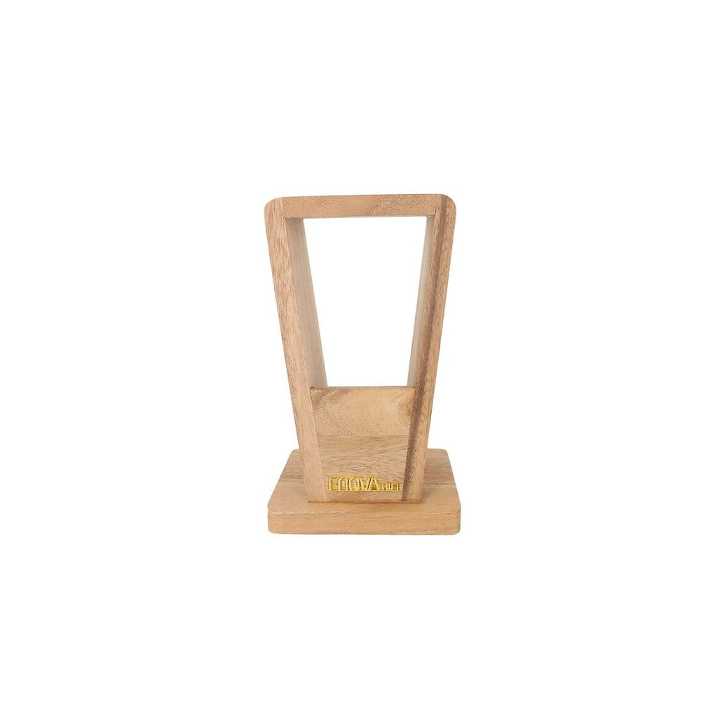 Enova Hifi Unoiled White Brown Headphone Stand
