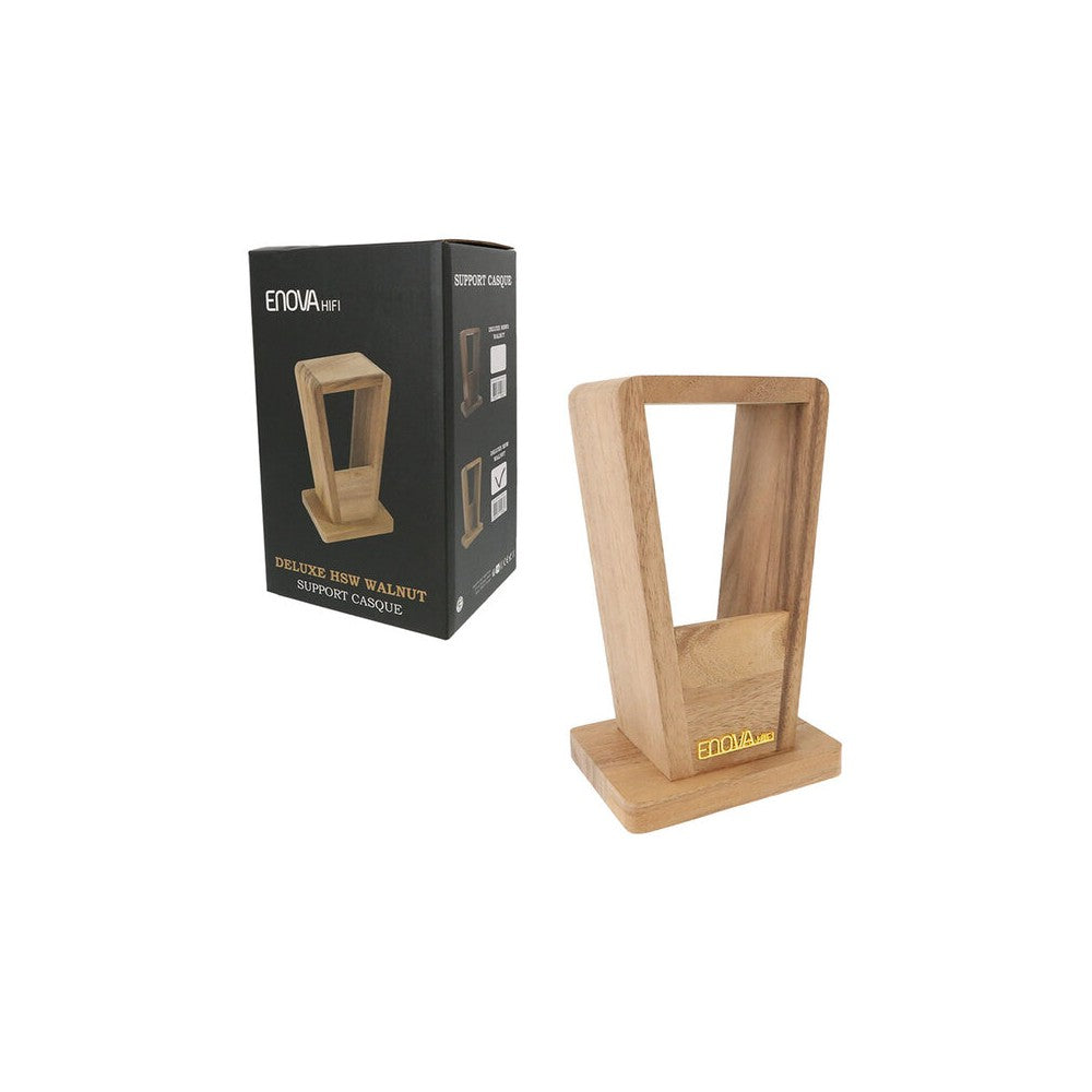 Enova Hifi Unoiled White Brown Headphone Stand