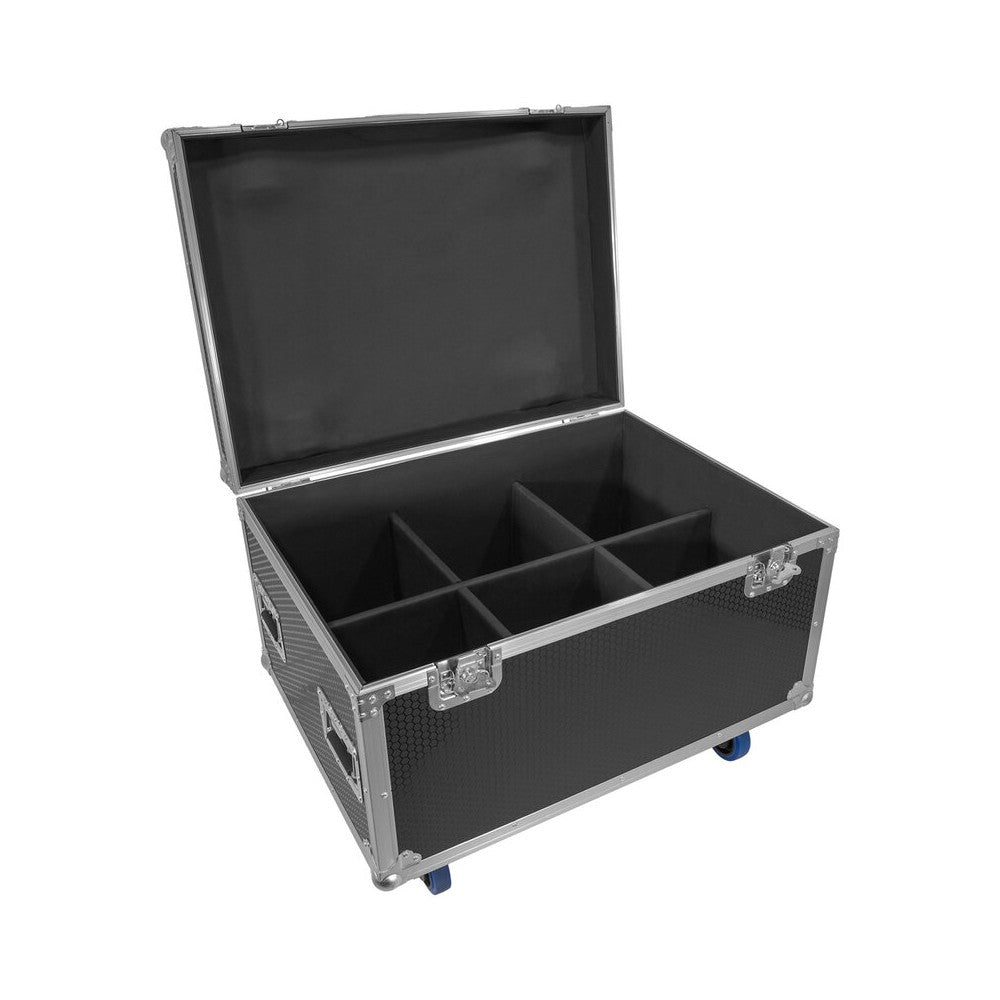 Flight case Evolite para 6 proyectores IPARLED 18X12W