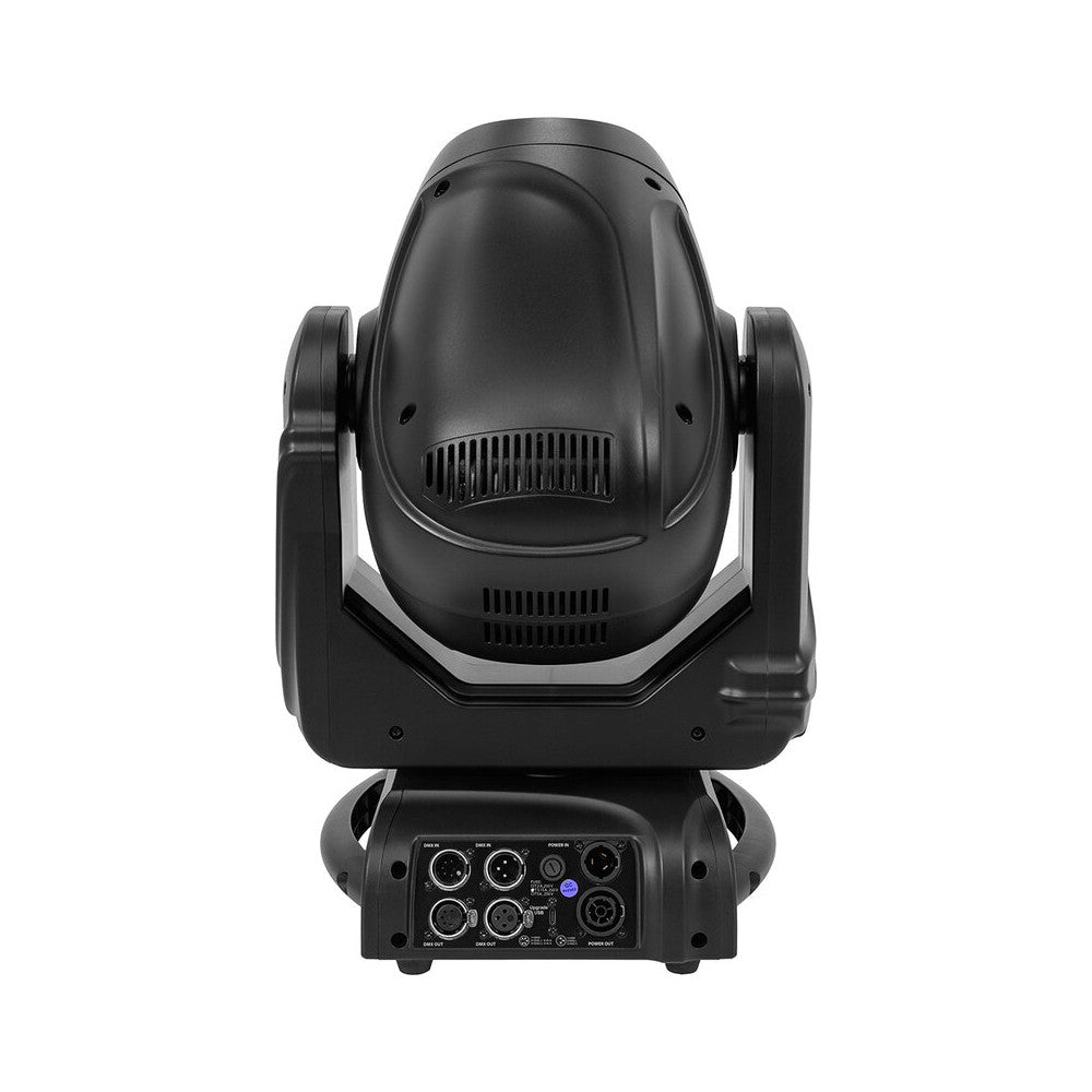 Cabezales móviles Evolite PRO 2 x 120 W LED con movimientos rápidos, 14 colores y 17 gobos fijos, prisma apilable, control DMX, RDM mana