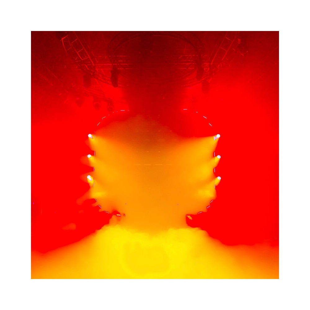 Cabezales móviles Evolite PRO 2 x 120 W LED con movimientos rápidos, 14 colores y 17 gobos fijos, prisma apilable, control DMX, RDM mana
