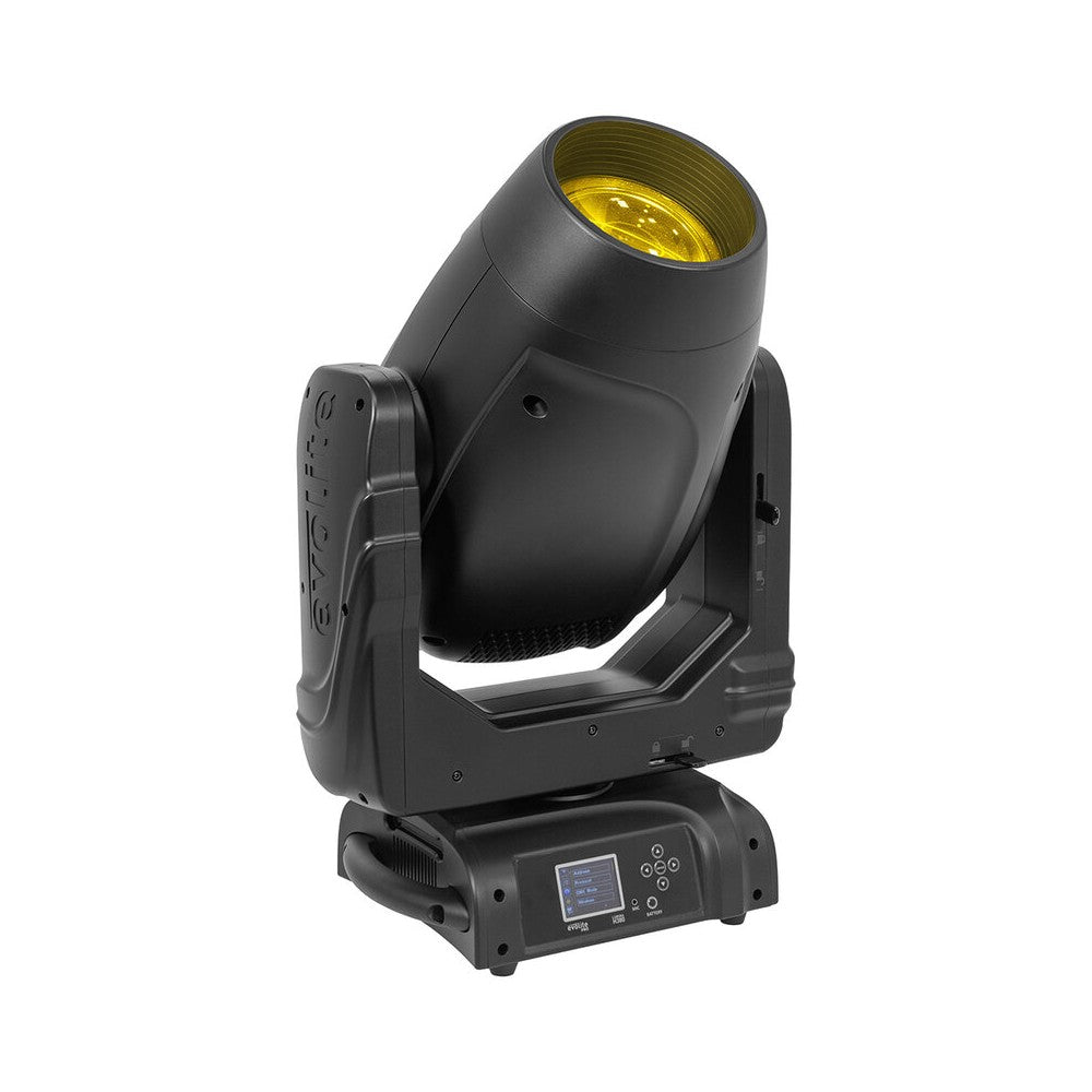 Evolite PRO 380 W motorized moving head, white LED, linear CMY tricolor module, kit of 2 pcs. in a flight case
