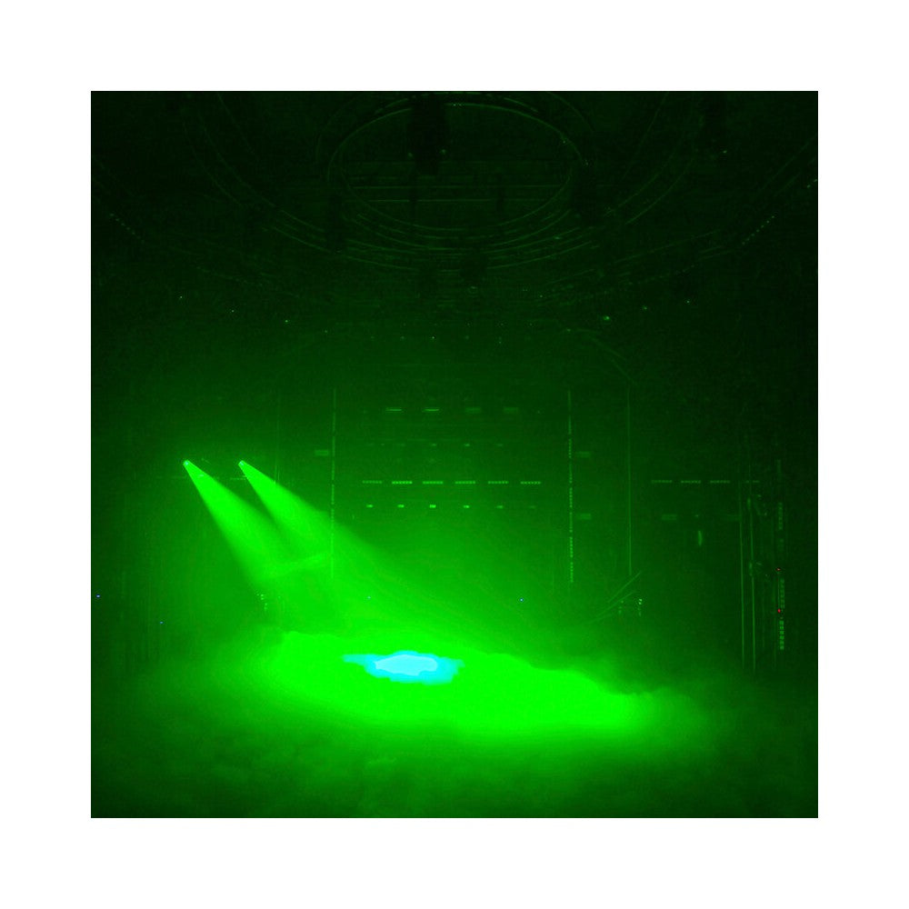 Evolite PRO 380 W motorized moving head, white LED, linear CMY tricolor module, kit of 2 pcs. in a flight case