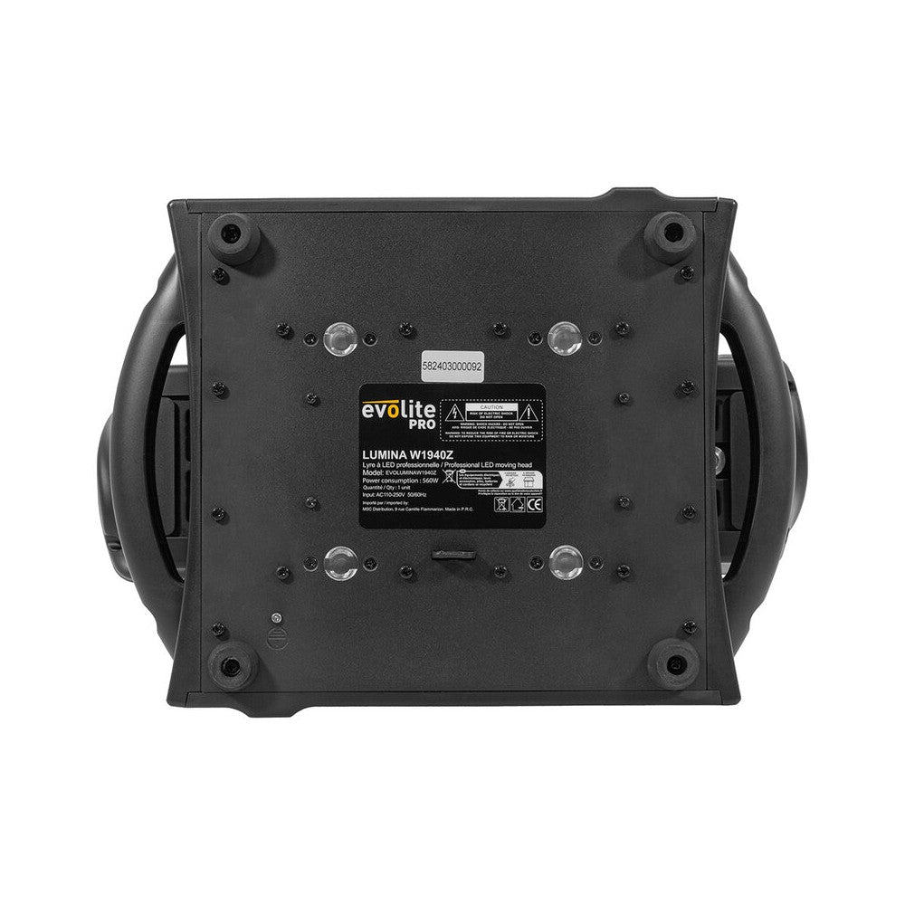 Evolite PRO Motorized moving head, 19 x 40 W RGBW LED, kit of 2 pcs. in a flight case