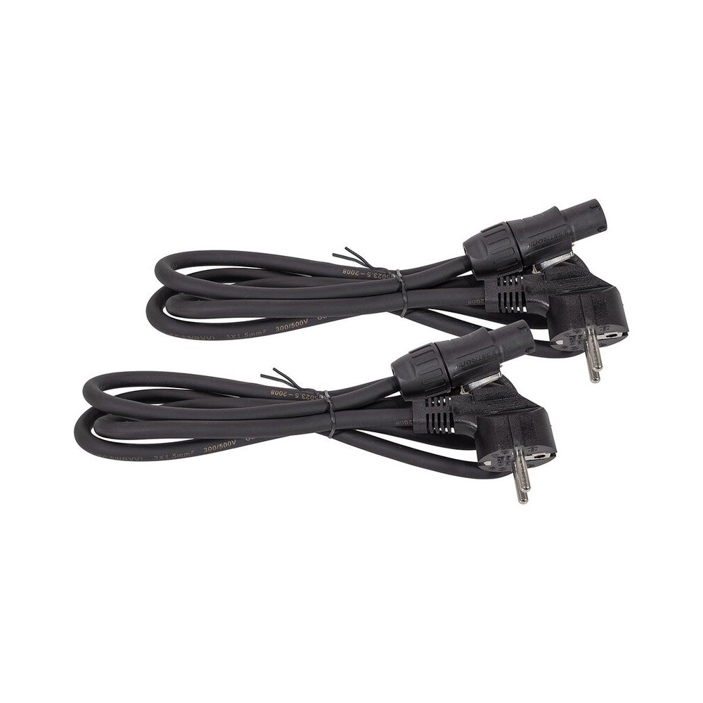 Evolite PRO Motorized Strobe and Wash IP65 hybrid floodlight for indoor and outdoor use, kit of 2 pcs. in a flight case