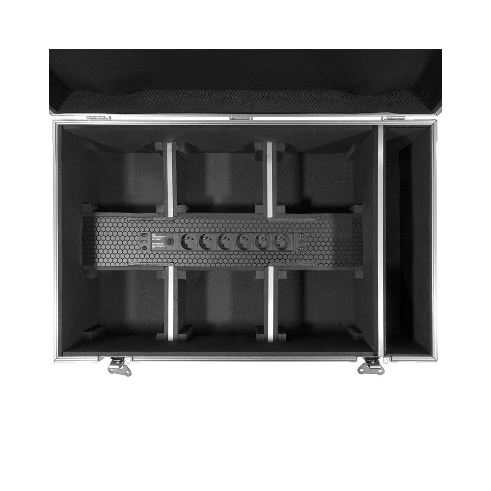 Evolite Flight case para IP-BOX 6X15W con cargador