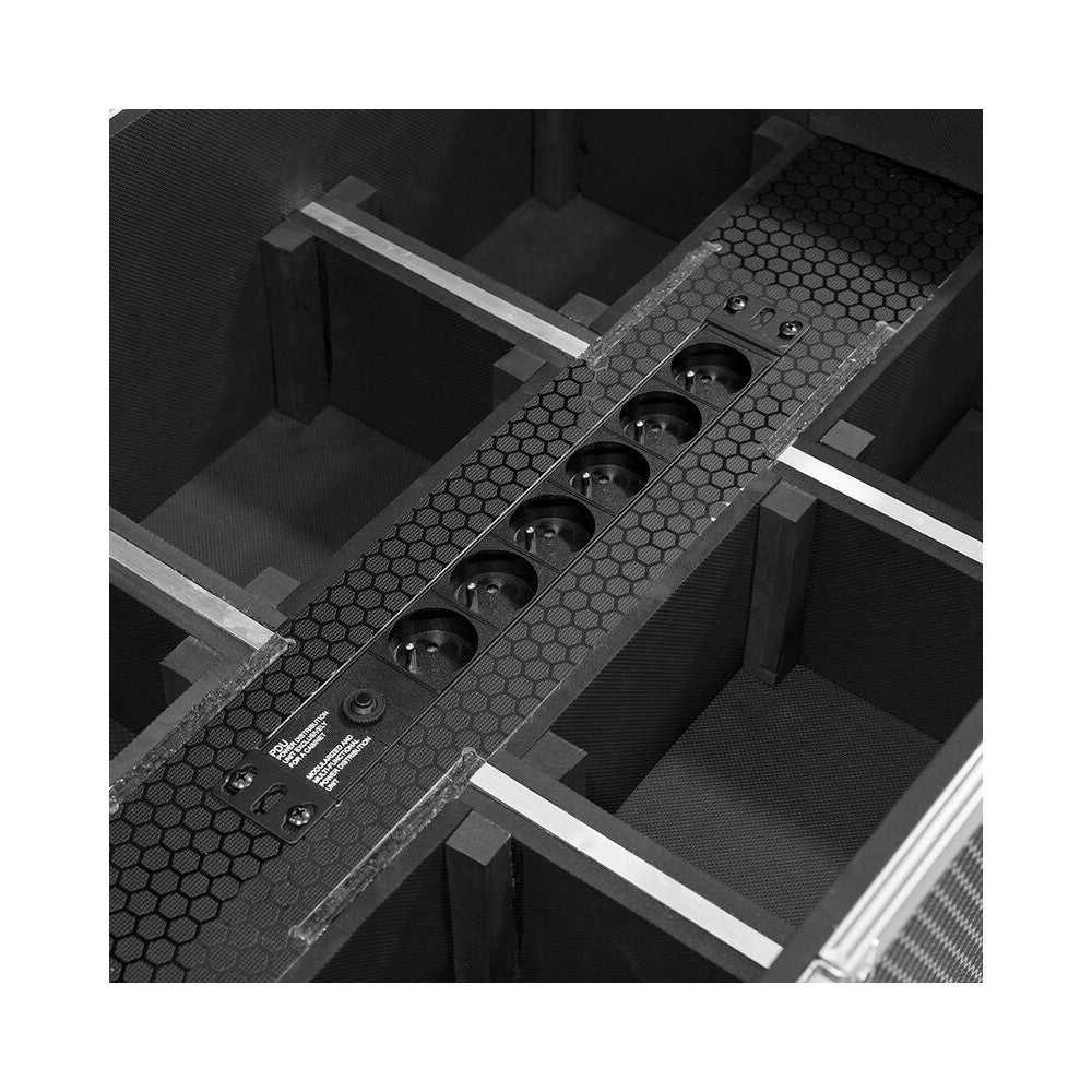 Evolite Flight case para IP-BOX 6X15W con cargador