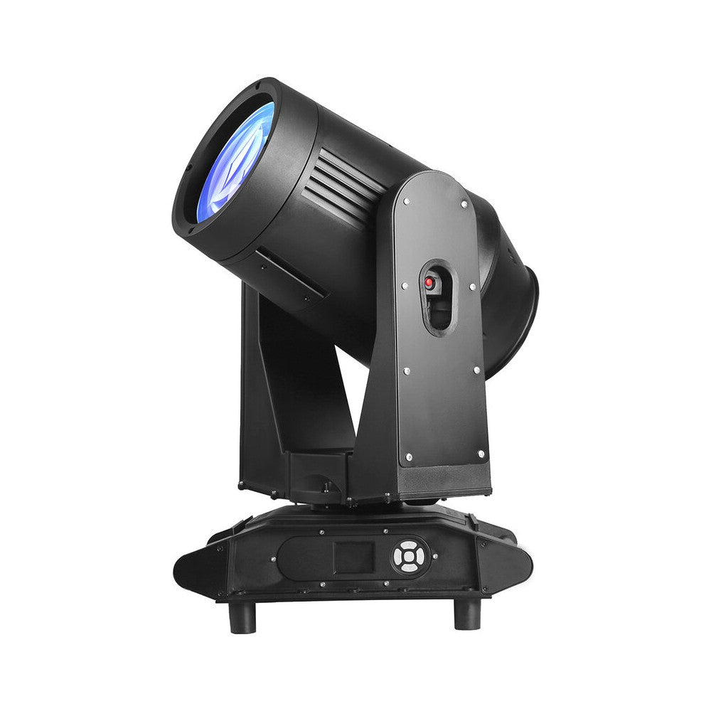 Evolite 400 W Beam cabeza móvil, IP54, 14 colores + blanco, 2500 K, 3200 K, efecto arcoíris bidireccional, 11 gobos + 1 blanco + 3 animación