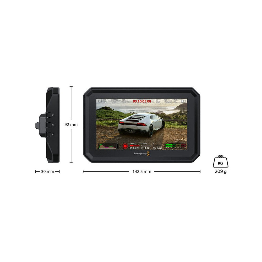 Blackmagic Design 5-inch HDR touchscreen monitor with 1500 nits brightness
