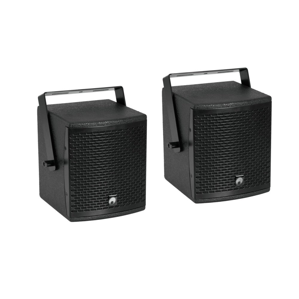 OMNITRONIC Set MOLLY-12A Subwoofer activo + 2x MOLLY-6 Top 8 Ohm, negro