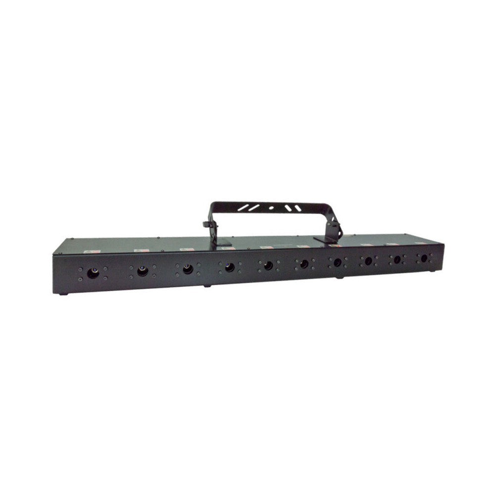 Laserworld 1200 mW beambar red laser bar, 10 single beam outputs, analogue modulation
