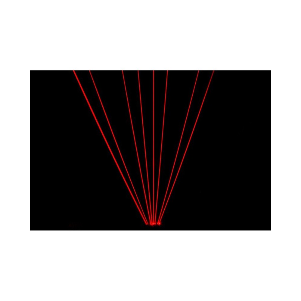 Laserworld 1200 mW beambar red laser bar, 10 single beam outputs, analogue modulation