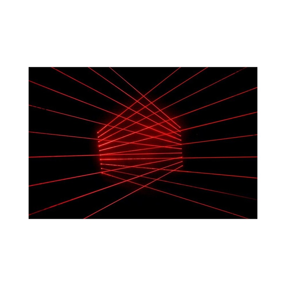Laserworld 1200 mW beambar red laser bar, 10 single beam outputs, analogue modulation