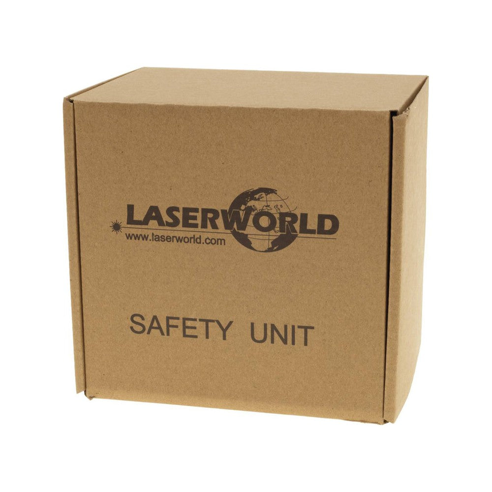 Unidad de seguridad Laserworld para apagar los proyectores láser mediante la interfaz de conexión interlock