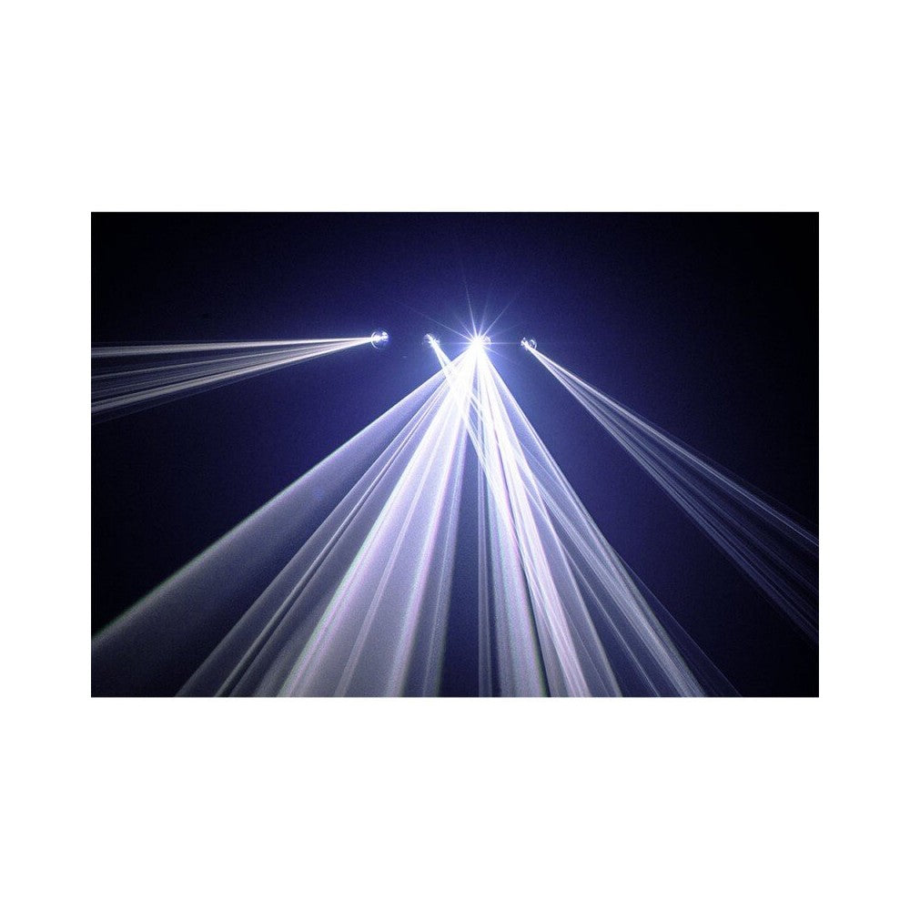 Láser de espectáculo Laserworld de 900 mW de la serie Ecoline con 4 cabezales, carcasa compacta