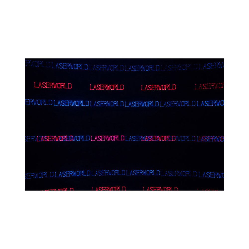 Proyector láser Laserworld Club Series 490 mW, teclado incluido