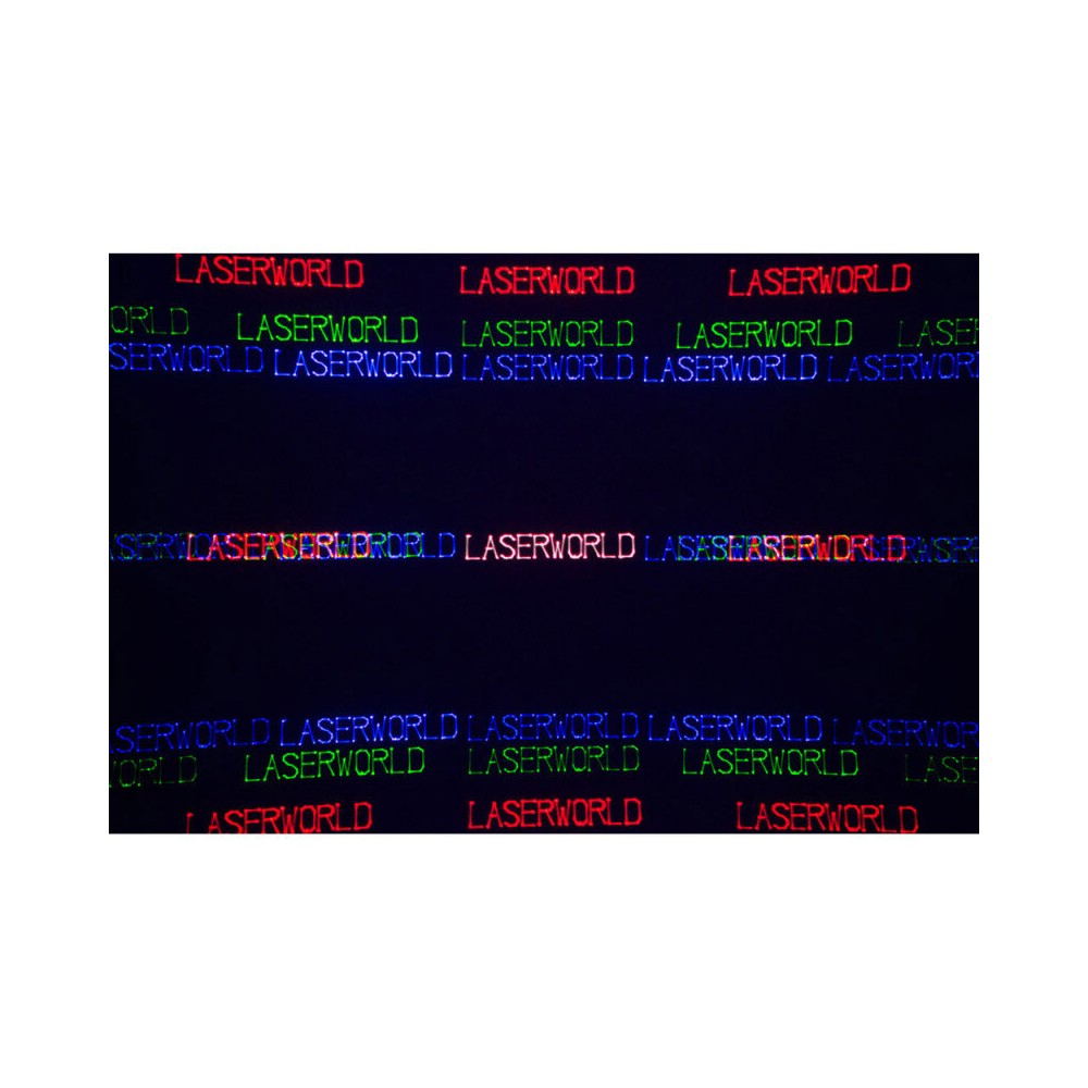 Proyector láser Laserworld Club Series 490 mW, teclado incluido