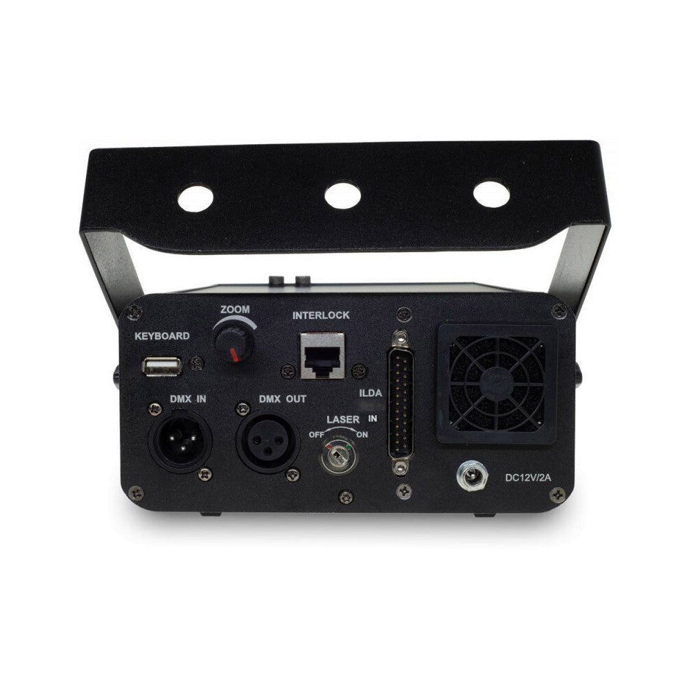 Proyector láser Laserworld Club Series 490 mW, teclado incluido