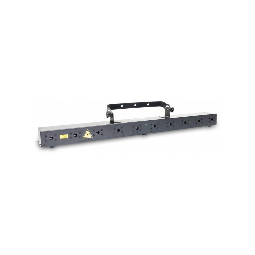 Laserworld 750 mW, 10-head aperture laser system with extra-bright single green beam outputs and DMX control