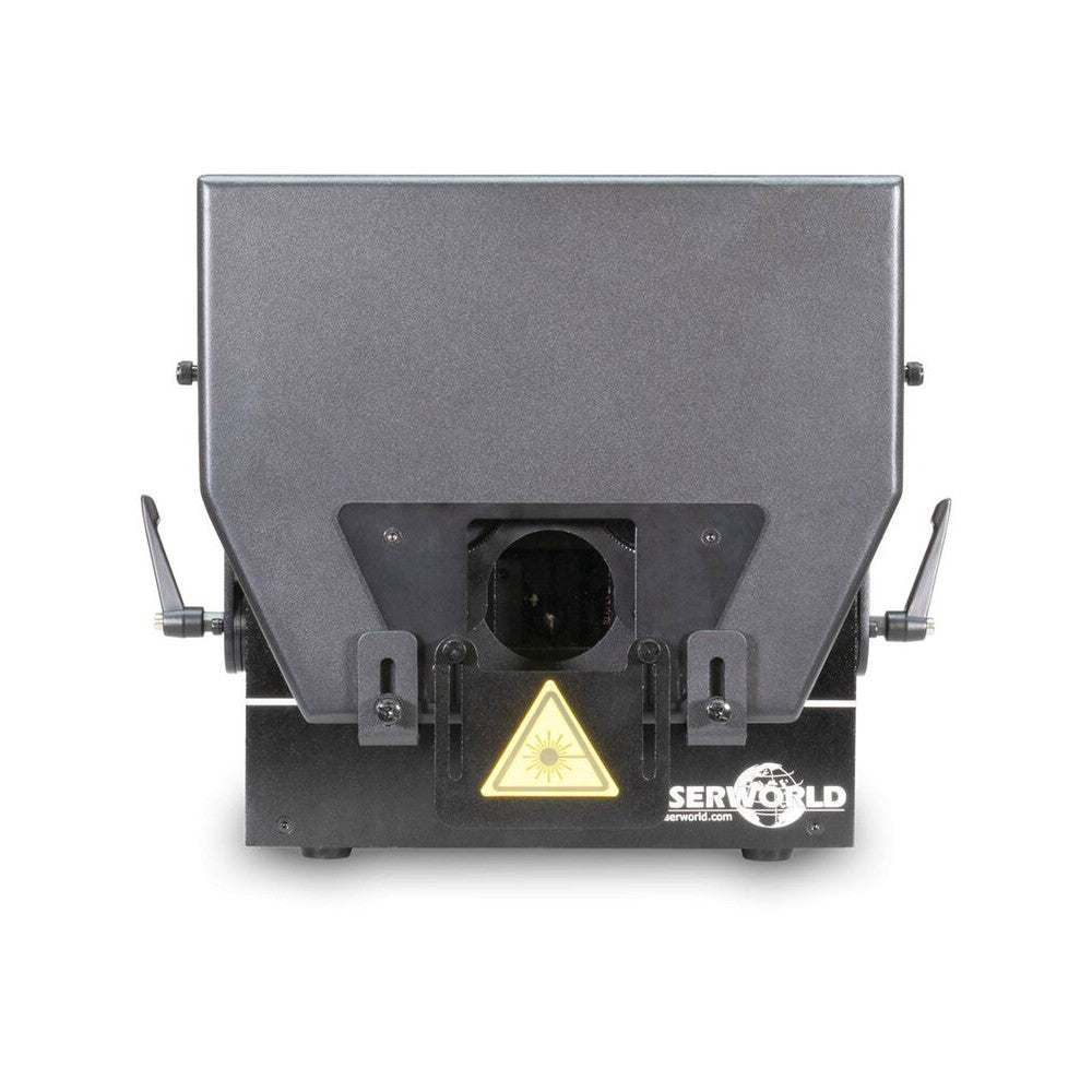 Rueda de rejilla de efectos de cristal controlada por DMX de Laserworld con rotación, complemento externo para las series DS, PL y tarm
