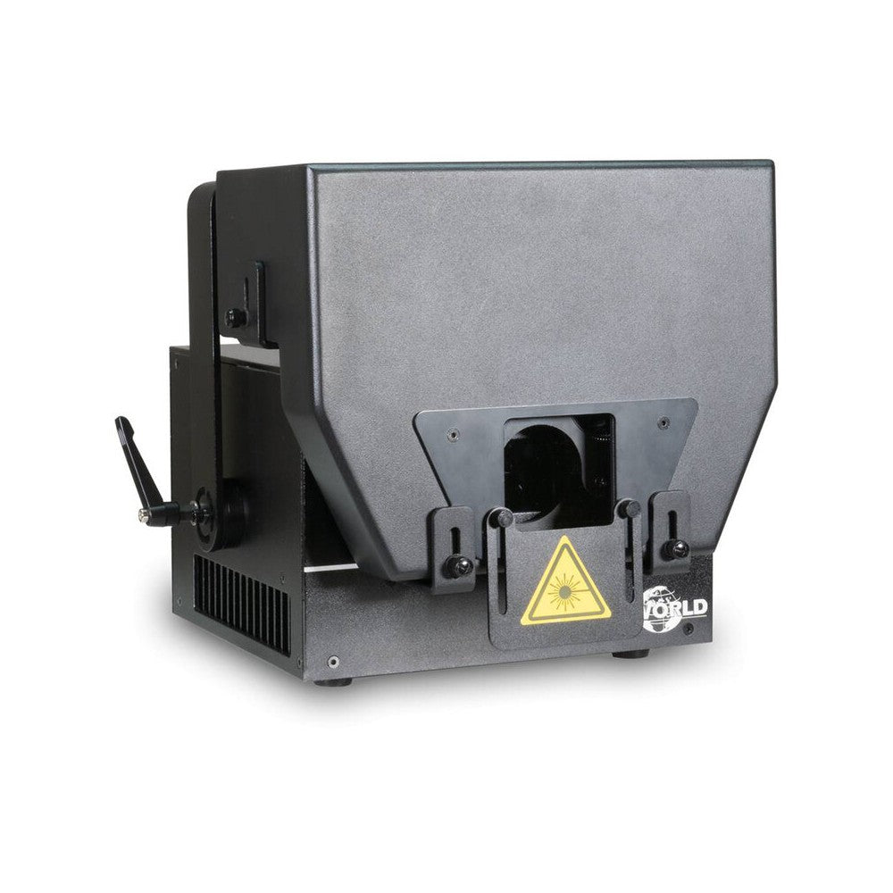 Rueda de rejilla de efectos de cristal controlada por DMX de Laserworld con rotación, complemento externo para las series DS, PL y tarm