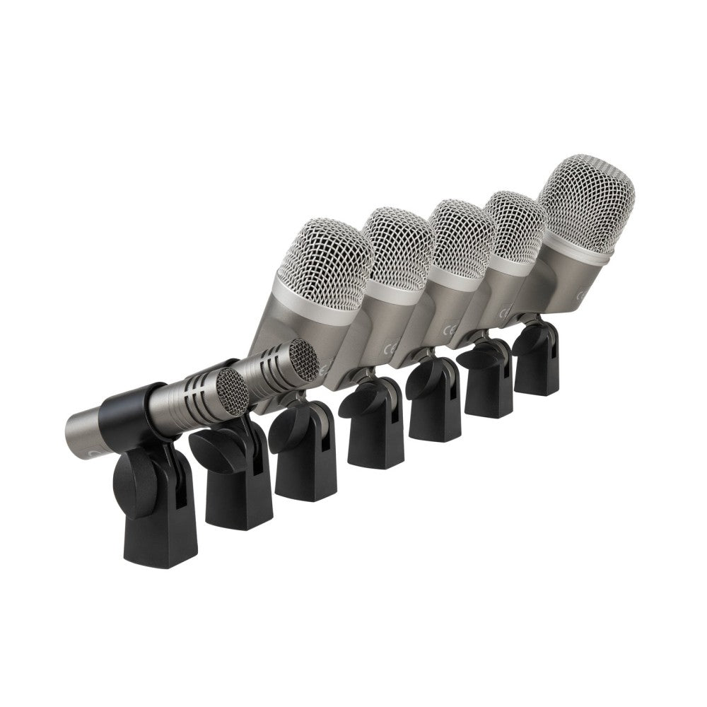 OMNITRONIC MIC 77-7LMH MK2 Set de micrófonos para batería