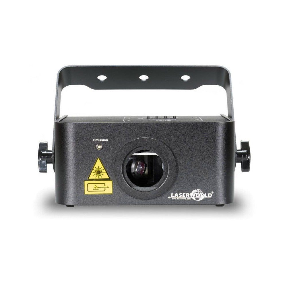 Láser de efectos de estrellas multicolor y luz blanca de 300 mW de Laserworld, operación Plug & Play y control DMX