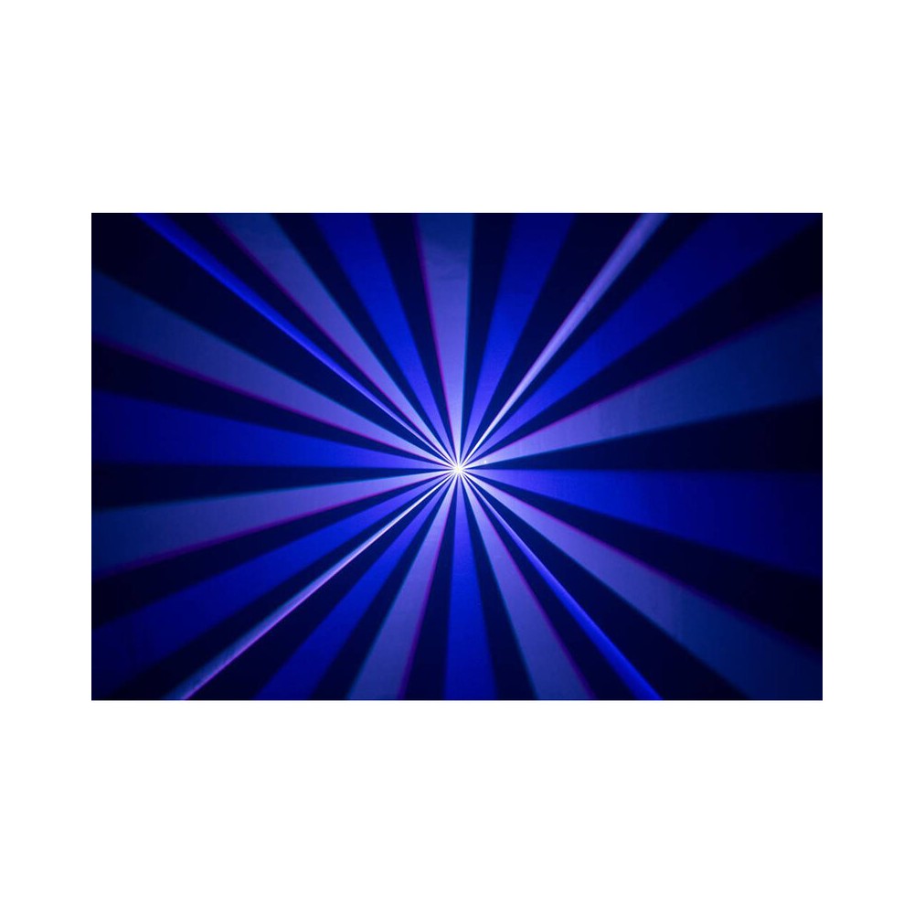 Laserworld 400 mW multi-color and bright white laser, easy Plug &amp; Play setup, DMX control, beam, wave and tunnel effects