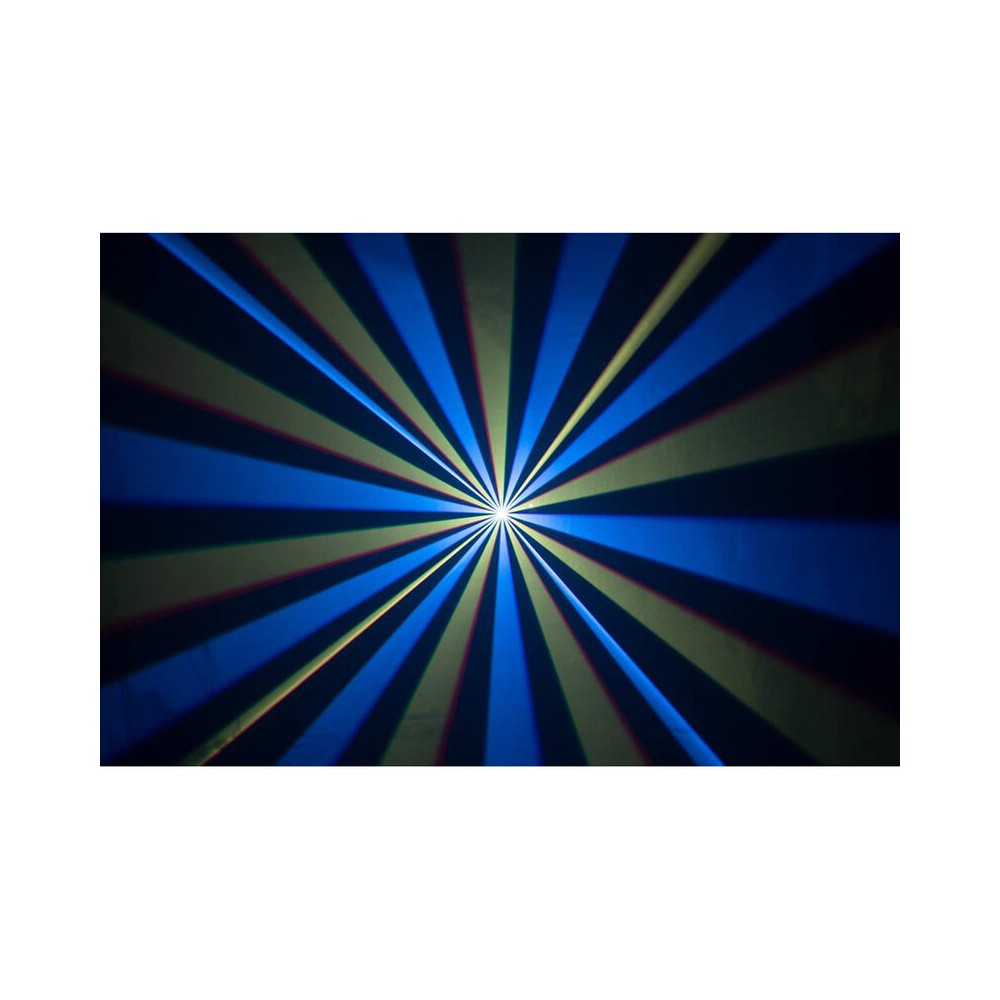 Laserworld 400 mW multi-color and bright white laser, easy Plug &amp; Play setup, DMX control, beam, wave and tunnel effects