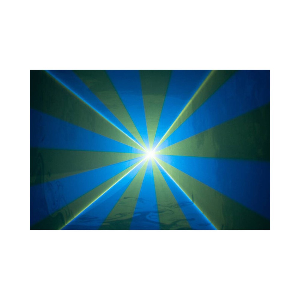 Laserworld 400 mW multi-color and bright white laser, easy Plug &amp; Play setup, DMX control, beam, wave and tunnel effects