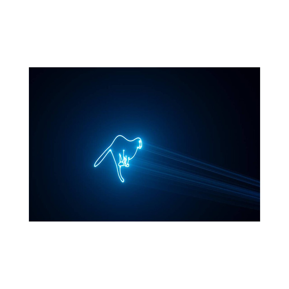 Laserworld 3000 mW powerful semi-professional analog modulated pure diode laser