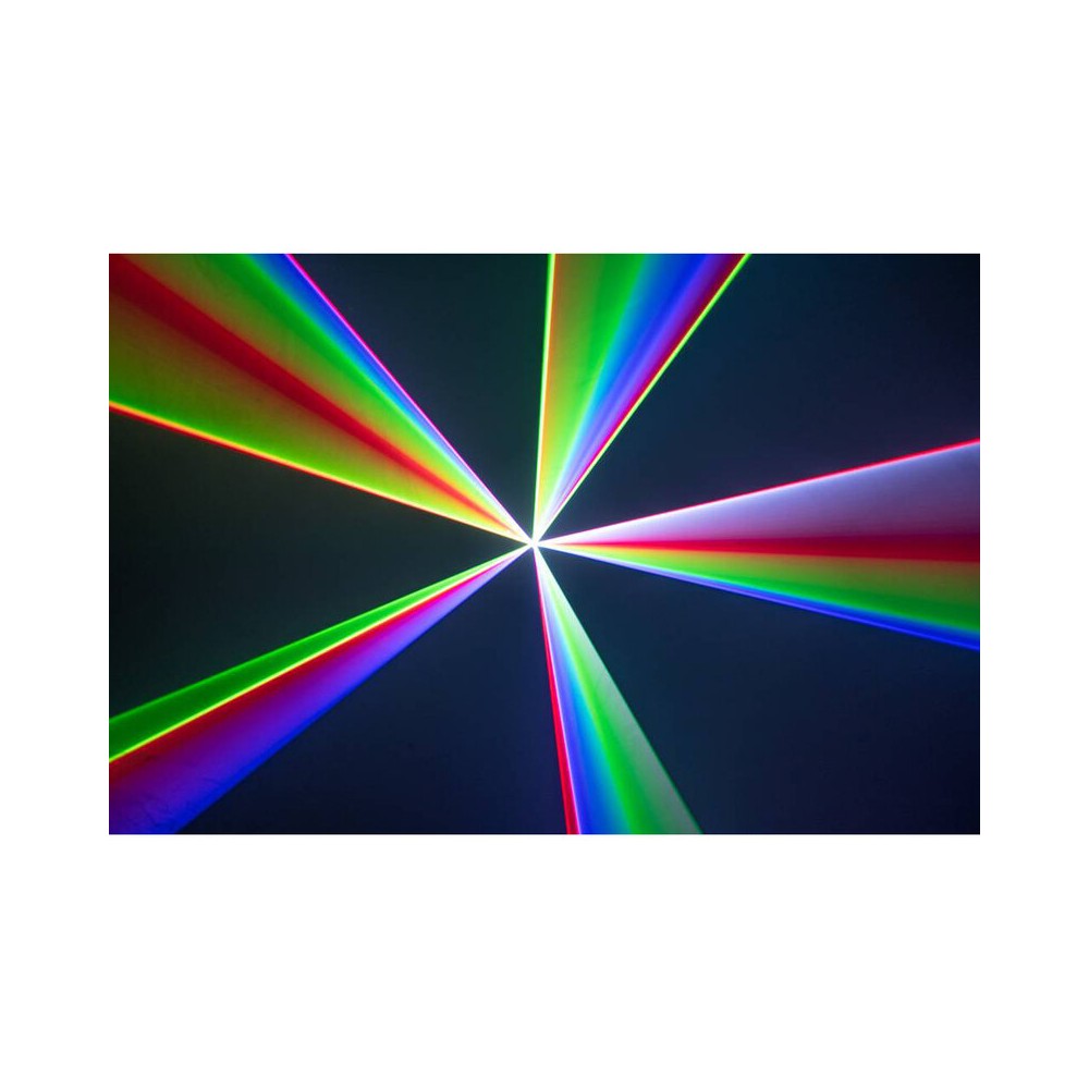 Laserworld 24,000 mW powerful semi-professional pure diode laser, ShowNET multi-control mainboard, DMX control, ILDA port