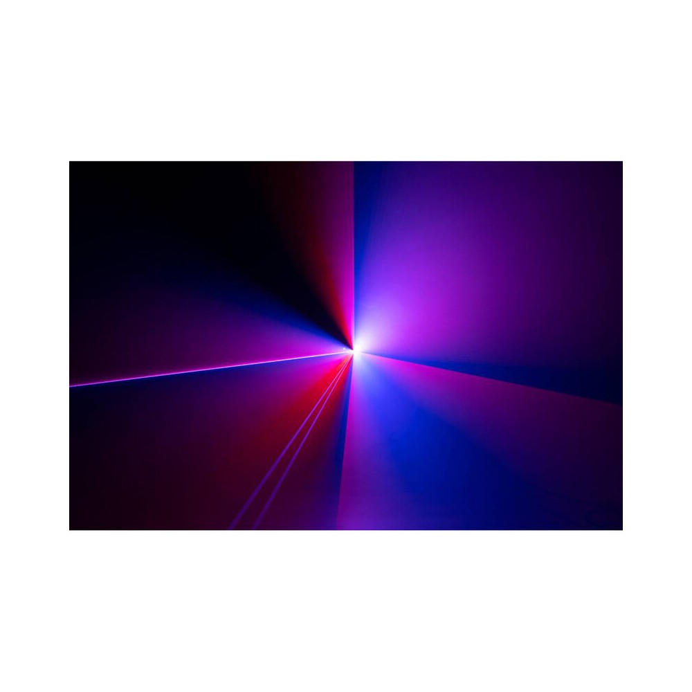 Láser Laserworld de 10.000 mW de alta potencia, a todo color, con tarjeta de salida FB4 que permite el control DMX, ArtNet y autónomo, así como