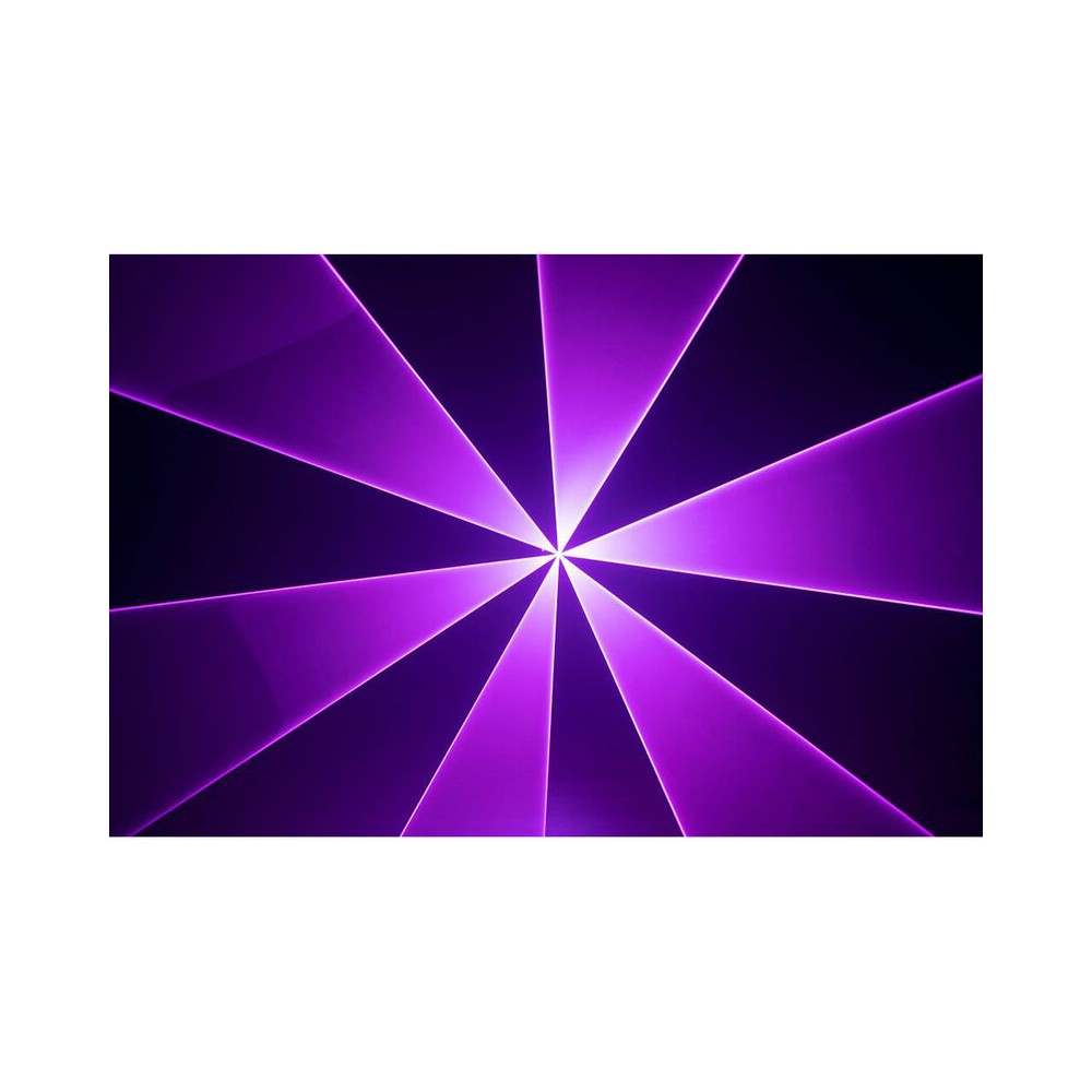 Láser Laserworld de 10.000 mW de alta potencia, a todo color, con tarjeta de salida FB4 que permite el control DMX, ArtNet y autónomo, así como