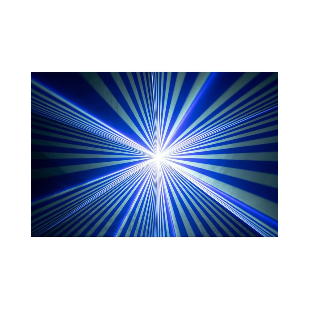 Láser Laserworld de 10.000 mW de alta potencia, a todo color, con tarjeta de salida FB4 que permite el control DMX, ArtNet y autónomo, así como