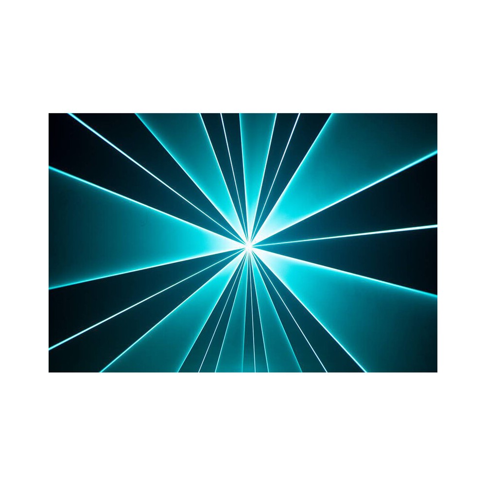 Láser Laserworld de 10.000 mW de alta potencia, a todo color, con tarjeta de salida FB4 que permite el control DMX, ArtNet y autónomo, así como